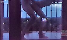 热辣的阳台邂逅在瓦哈卡酒店:第一次的拉丁美女自制视频
